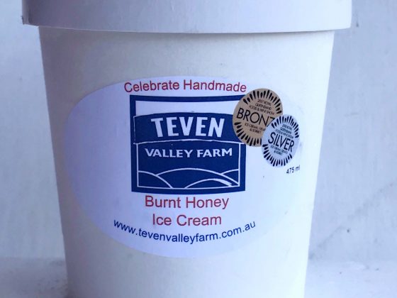 teven valley ice cream byron bay food producer product burnt honey ice cream